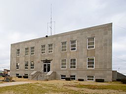Domstolbygningen i Webster County.