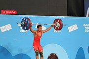 Deutsch: Gewichtheben bei den Olympischen Jugendspielen 2018; Tag 2, 10. Oktober 2018; Jungen 62 kg English: Weightlifting at the 2018 Summer Youth Olympics at 8 October 2018 – Boys' 62 kg