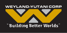 Weyland-Yutani logo as it appears in "Aliens" (1986). Weyland Yutani Corp Logo.svg