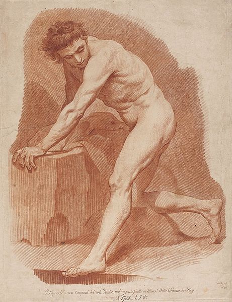 File:Wille Nude man kneeling on one knee.jpg