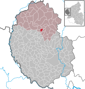 Poziția ortsgemeinde Winringen pe harta districtului Eifelkreis Bitburg-Prüm