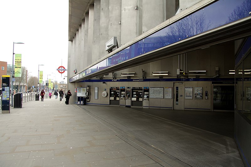 File:Wood Lane Tube Station in London, spring 2013 (3).JPG