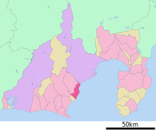 Yaizu in Shizuoka Prefecture Ja.svg