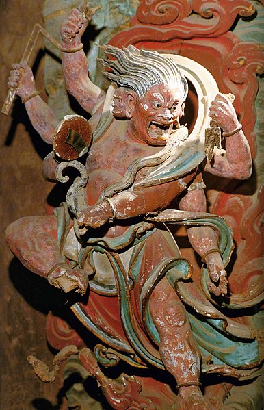 File:Yuan Dynasty (元) statue of Hayagriva (馬頭觀音; 马头观音; Matou Guanyin) one out of two Wisdom Kings, or vidyaraja (明王; Mingwang), in Fusheng Temple (福勝寺; 福胜寺), Yuncheng, Shanxi, China Picture 3.jpg