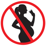 Zero alcool pendant la grossesse.svg