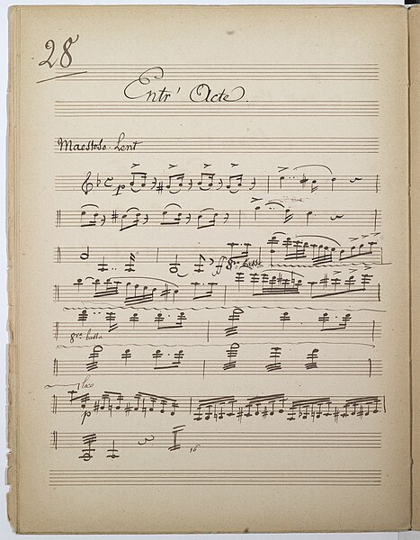 File:"André Gérard. Drame en 5 Actes. Musique de M. Ancessy.... Première Représentation le 30 Avril 1857. Odéon." Musique de scène pour la, pièce de Victor Séjour - btv1b525044130 (156 of 574).jpg