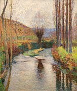 Le Vert aux peupliers et au saule - Henri-Martin - Musée de Cahors