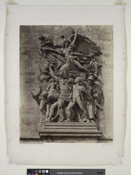 File:Édouard Baldus, Bas Relief of the Arc de l'Etoile - NYPL Digital Collections.tif