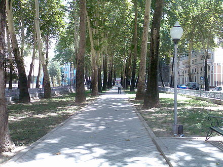 A park in Tajikistan