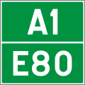 Z20/Z21 Highway route number sign