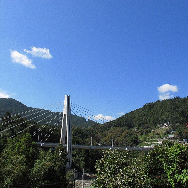 File 青海街道 奥多摩大橋 Panoramio Jpg Wikimedia Commons