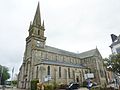 L'église paroissiale Saint-Mélar vue depuis le sud-ouest