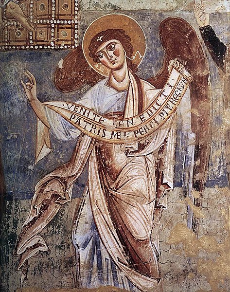 File:11th century unknown painters - Angel of the Last Judgment - WGA19744.jpg