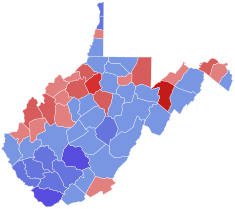 1952 West Virginia senate election results map by county.svg