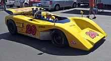 The McLaren M8E that was driven by Vic Elford in the 1971 Canadian-American Challenge Cup 1971 McLaren M8E Laguna Seca.jpg