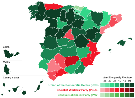 Spanische Wahl 1979 - Results.svg