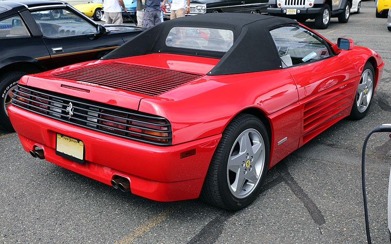 File:1993 Ferrari 348 Spider, roof up.jpg