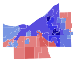 2022 Cuyahoga County executive election results map by municipality.svg