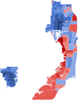 2022 Florida's 16th State Senate district election by precinct.svg