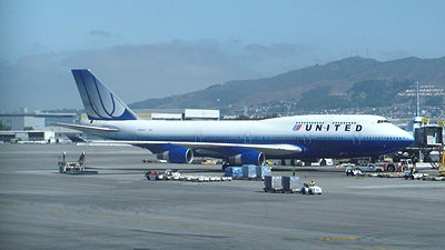 747 in "Rising Blue" or "Blue Tulip" livery (2004–10)