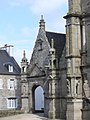 Eglise Notre Dame de Saint (16.-18.Jh.)Thegonnec im Renaissancestil-Umfriedeter Pfarrbezirk(enclos Paroissial)-Departement Finistere-Region Bretagne.