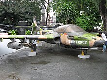 A-37, AF Ser. No. 70-1285, in Ho Chi Minh City at the Vietnam Military History Museum; this is a former VNAF aircraft with inaccurate USAF markings reapplied