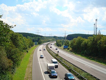 A 61 bei Wiebelsheim