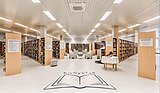 A Huszár Gál Városi Könyvtár felnőtt olvasói tere