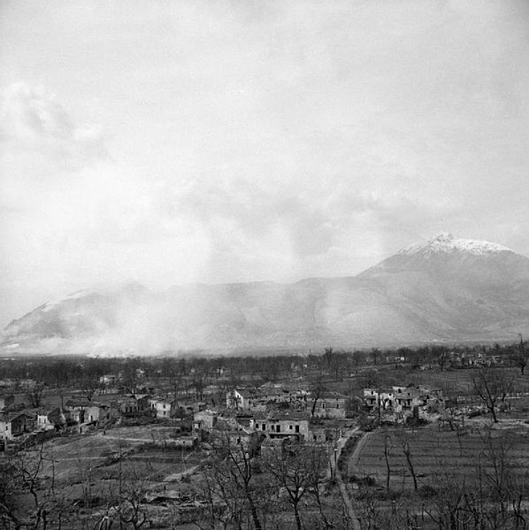 File:A view looking towards Cassino, Italy, 17 March 1944. NA13010.jpg