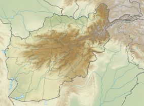 Map showing the location of Band-e Amir National Park
