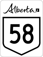 Highway 58 shield