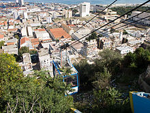 Téléphérique d'El Madania, vue sur Alger.