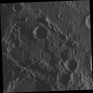 Another image at low sun angle, with the irregular depression of the facula near center