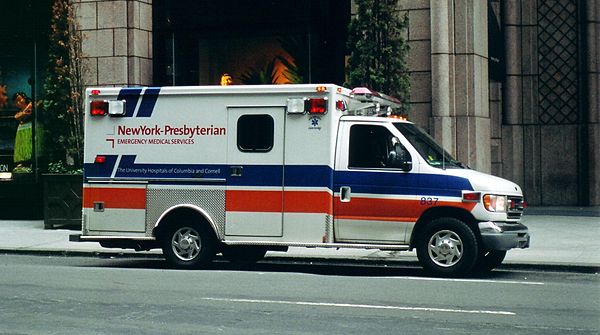 A NewYork-Presbyterian Hospital ambulance