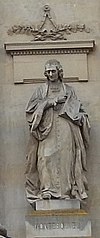 Amiens, gmach sądu, posąg Montesquieu autorstwa Ludwika Augusta Lévêque 01.jpg