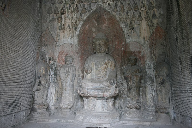 File:Ancient Buddhist Grottoes at Longmen- Grotto of Buddhas.jpg