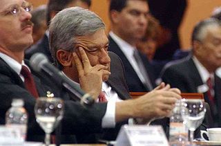 <span class="mw-page-title-main">Desafuero of Andrés Manuel López Obrador</span> Political controversy in 2000s Mexico