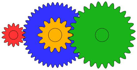 Double reduction gears