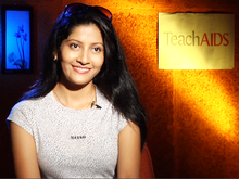 Choudhury in TeachAids interview in 2013 Anu Choudhury - TeachAIDS Interview.png