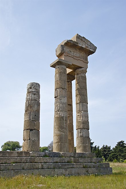 Temple of Apollo at the Acropolis of Rhodes