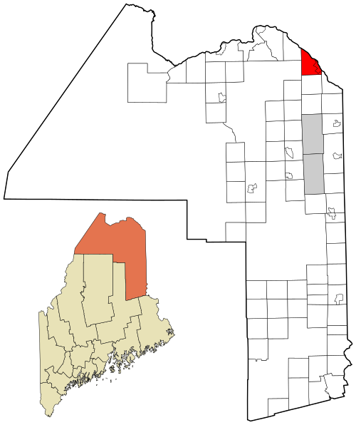 Location of Van Buren, Maine