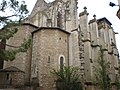 L'arrière du chœur de l'église dont on remarquera l'inachèvement.