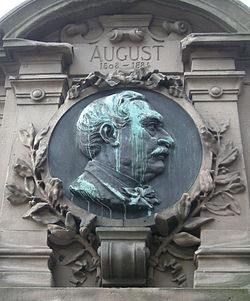 August Stöber, minnestavla i Strasbourg.