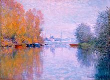 Autumn on the Seine, Argenteuil by Claude Monet, 1873