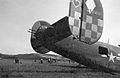 B-24H Liberator USA bombázógép roncsa Nagyberki mellett. A légvédelem rongálta meg 1944. július 7-én. Fortepan 9184.jpg