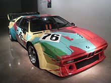 Andy Warhol tarafından boyanmış BMW M1