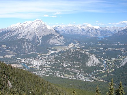 Banff from Sulphur mountain