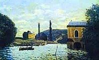 Barrage de la Machine, par Alfred Sisley.