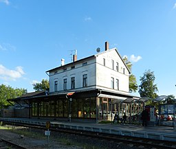 Baudenkmal 170, Bahnhof Wegberg, Wegberg, Am Bahnhof (Gleisansicht)
