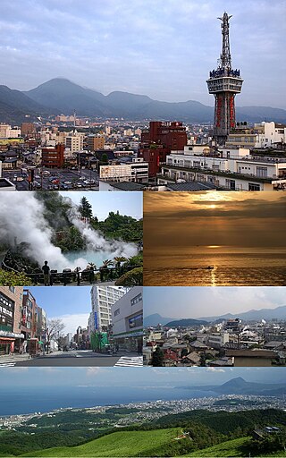 <span class="mw-page-title-main">Beppu</span> City in Kyushu, Japan